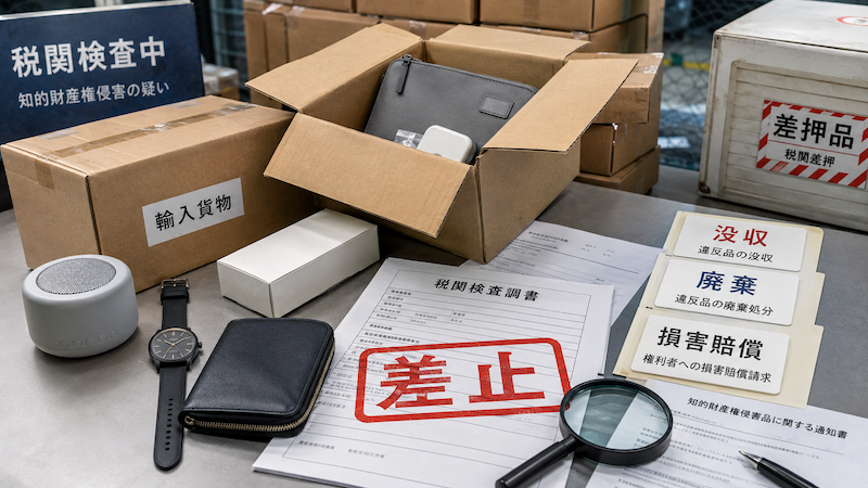 中国輸入品の商標権侵害と税関差止