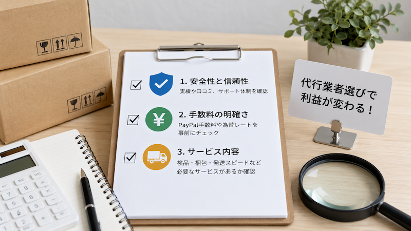 ayPal対応の中国輸入代行業者を選ぶ基準