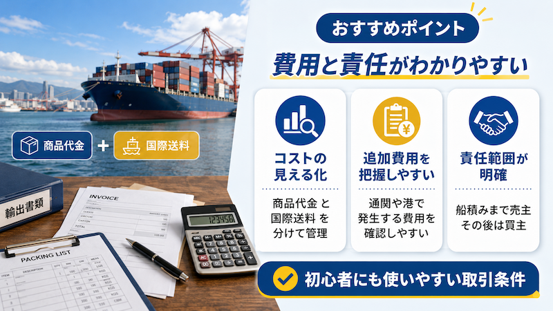 中国輸入代行でFOBを選ぶメリット