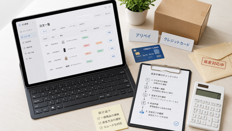 タオバオ在庫切れ時の返金申請手順