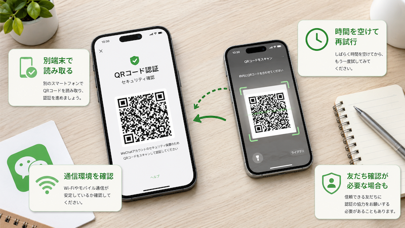 WeChatのQRコードセキュリティ認証