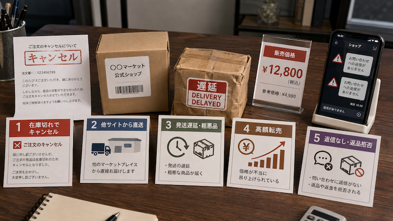無在庫転売が嫌われる5つの理由