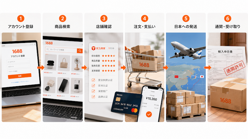 1688.comの買い方6ステップ