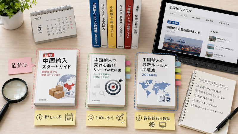 中国輸入本を選ぶ3つのポイント