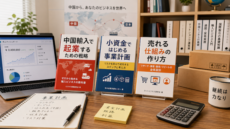 中国輸入の起業に役立つビジネス書3冊