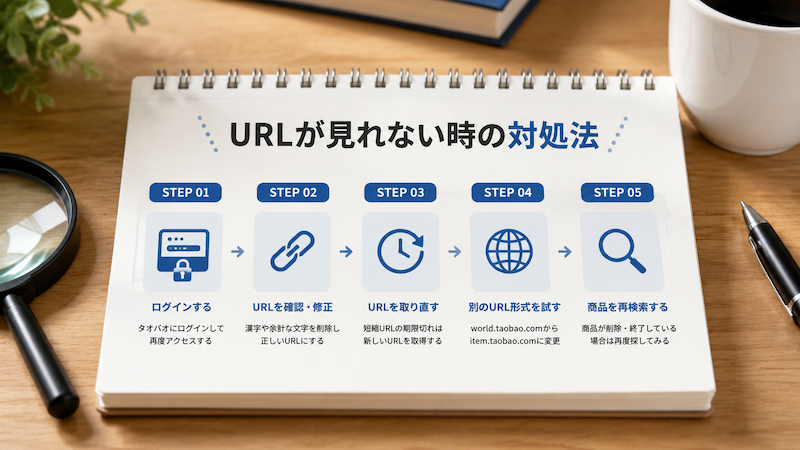 タオバオURLが開けない時の対処法