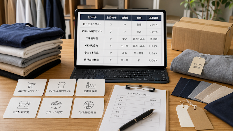 中国輸入アパレルの仕入れ先比較