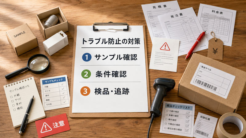 アリババせどりのトラブル防止対策