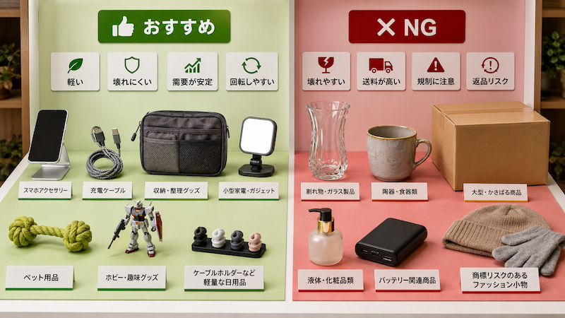 アリエクせどりの売れ筋商品とNG商品