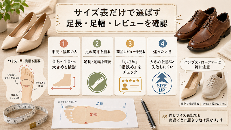 日本人が失敗しないサイズ選びのコツ