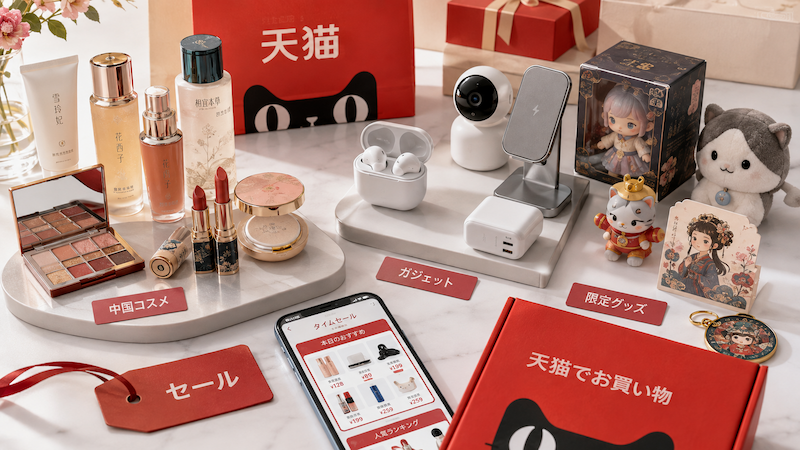 天猫で人気の中国コスメ・ガジェット・限定グッズ