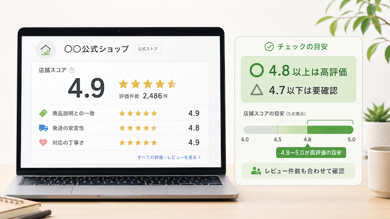 タオバオ店舗スコアDSRの確認方法