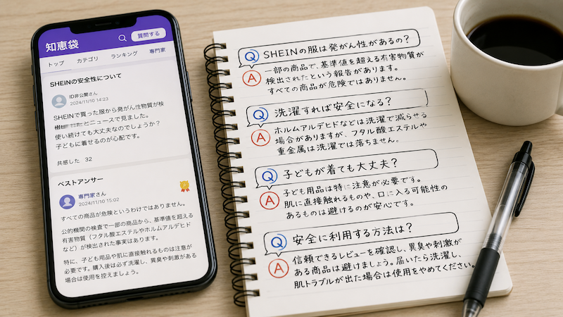 SHEINの発がん性と安全性の疑問