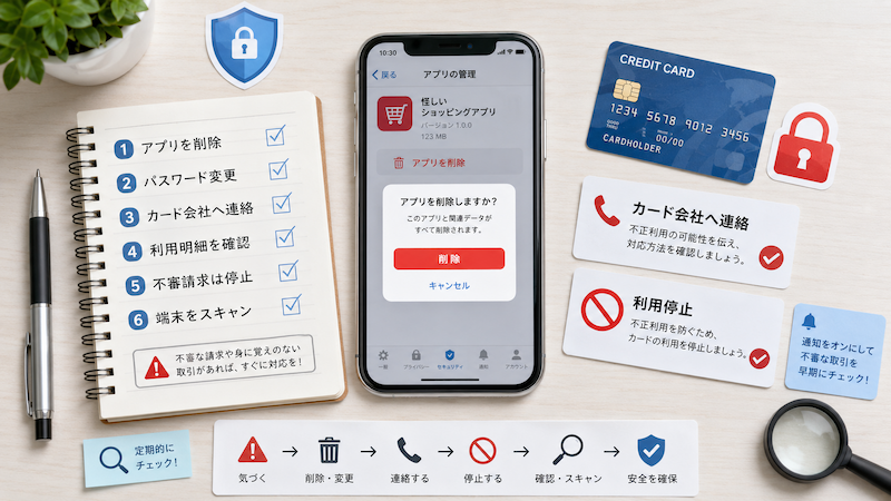 Temuアプリや登録カードが不安な場合の対処手順