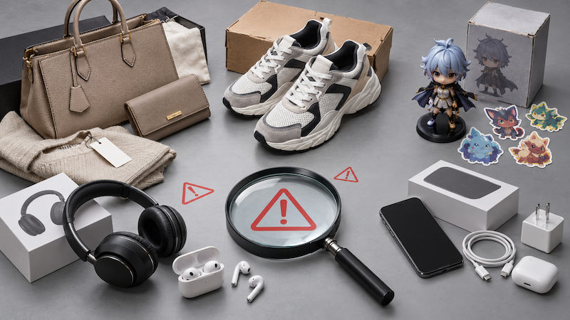 バッグやスニーカーなど偽物に注意したい5ジャンルの商品