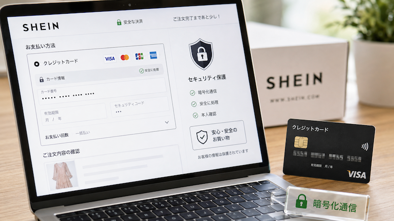SHEINのクレジットカード決済とセキュリティ対策