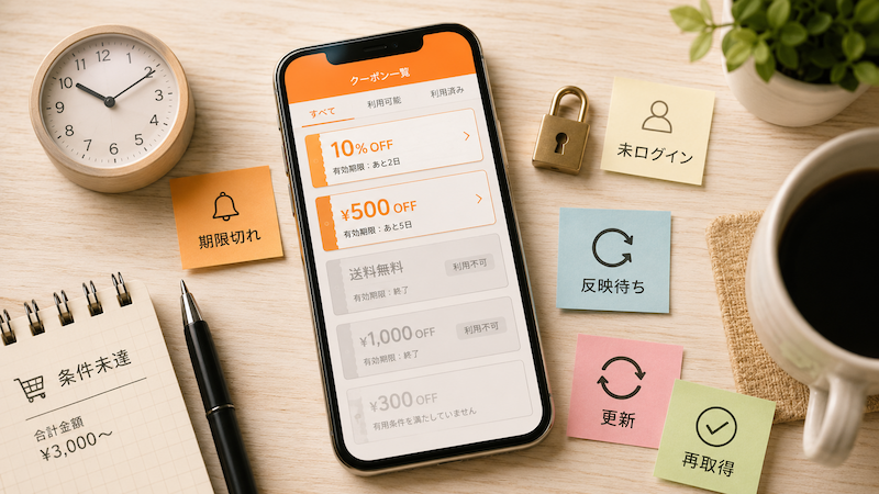 アリエクのクーポンエラー原因と対処