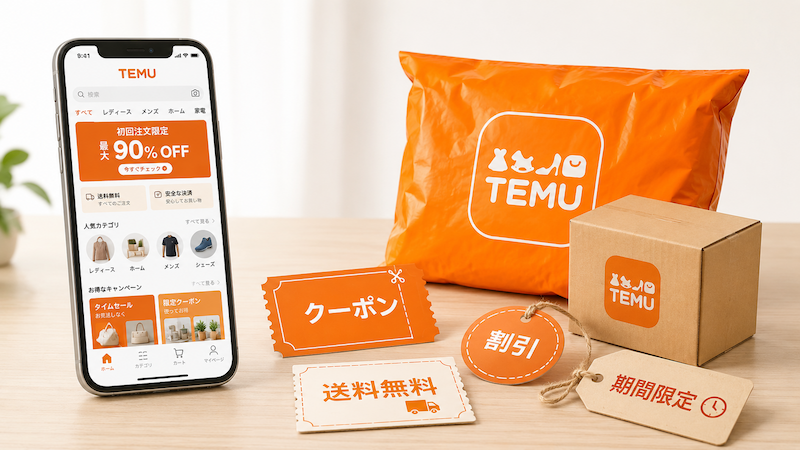 Temuクーポンコード一覧