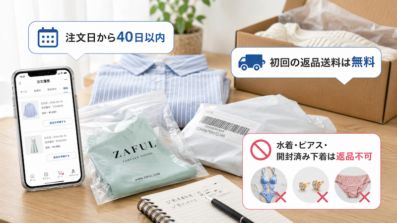 SHEIN返品の梱包ルール