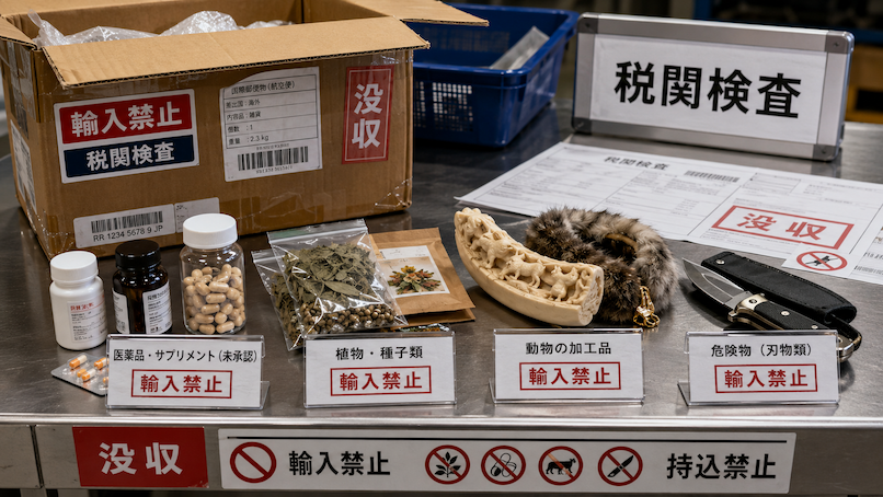 タオバオ輸入で税関没収される規制品