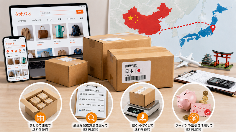 タオバオの国際送料を節約する方法