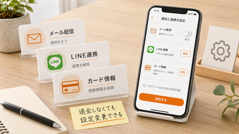 Temuのメール・LINE・カード情報を停止する方法