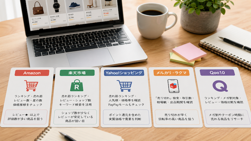 無在庫の商品リサーチのコツ