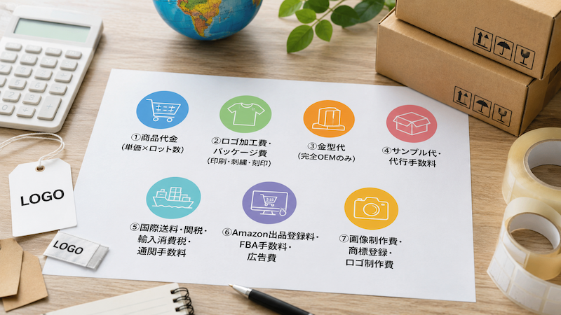 中国輸入OEMの初期費用7項目