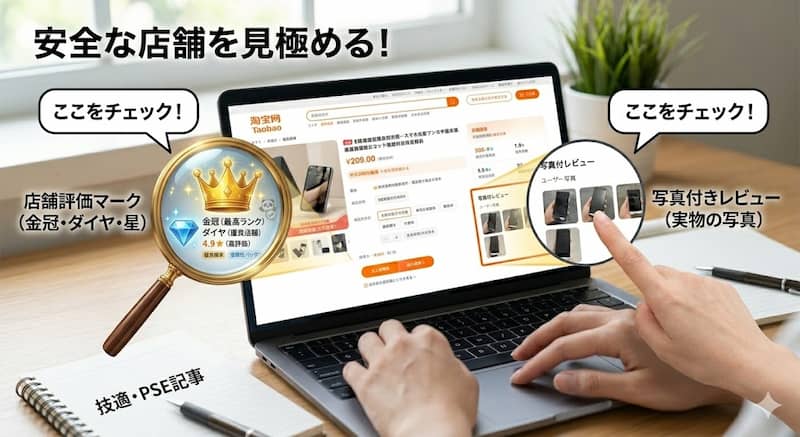 中国輸入で安全な店舗を見極めるコツ