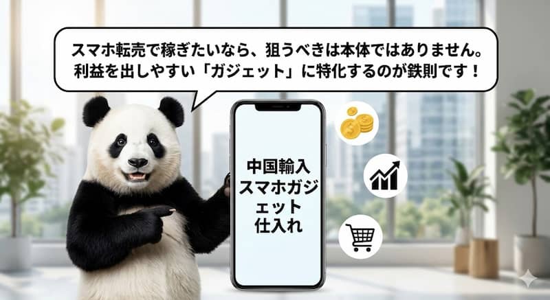 中国輸入のスマホガジェット仕入れ