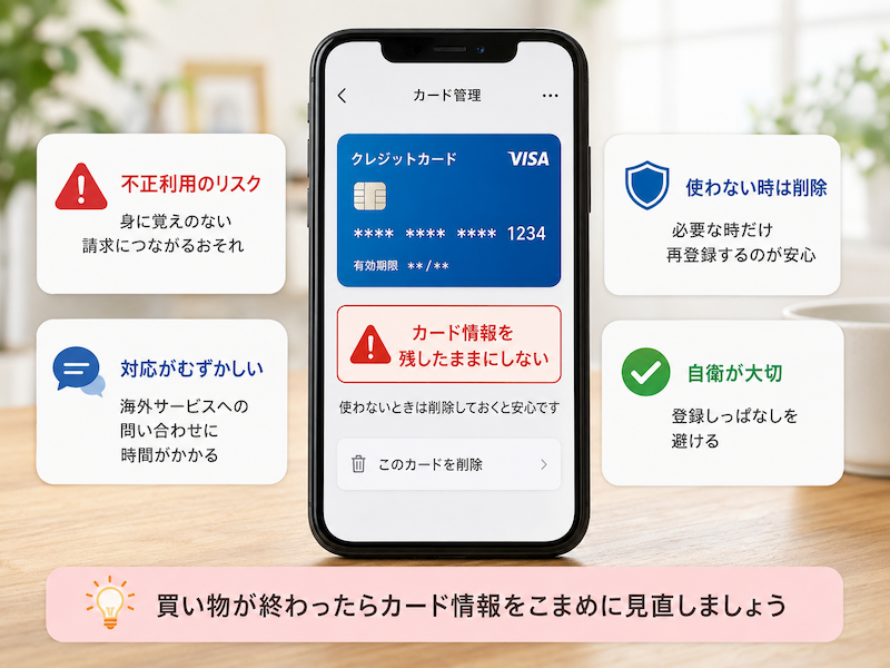 アリペイにクレジットカード情報を残すリスク