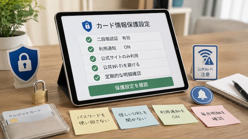 カード情報を守るためのセキュリティ対策
