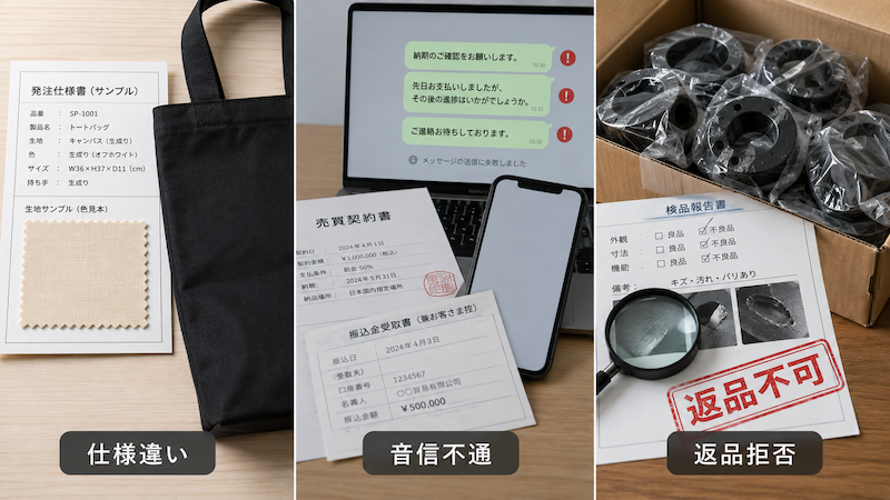 中国OEM契約で起こるトラブル事例