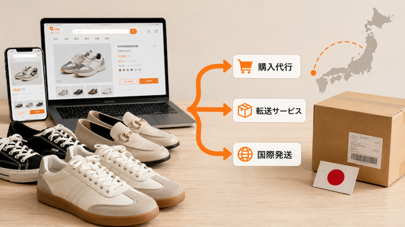 タオバオの靴を日本から購入する3つの方法