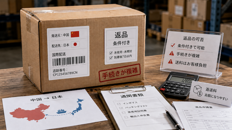 ajiann様返品用 中国輸入の返品のやり方｜不良品の返送手順・費用・返金の流れを解説