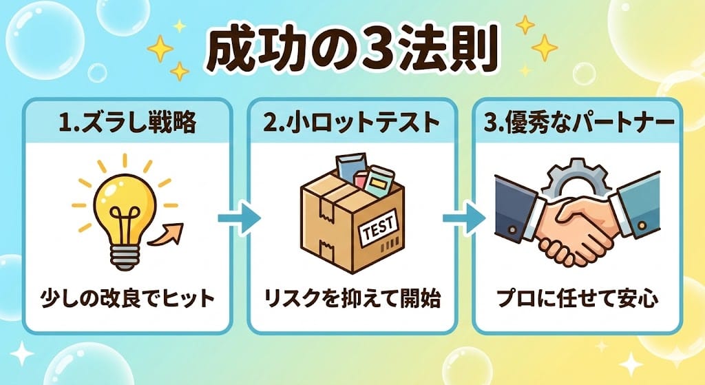 中国OEMでヒット商品を生み出す成功者の3つの特徴