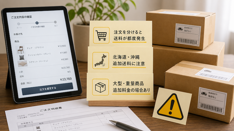 7sGoodの追加送料と注文時の注意点