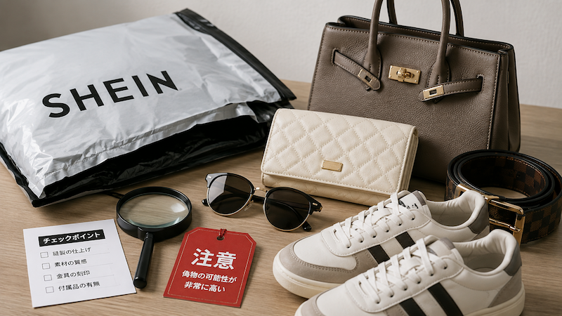 SHEINのブランド品と偽物の見分け方