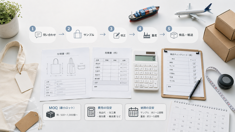 中国工場との直取引と代行利用の比較