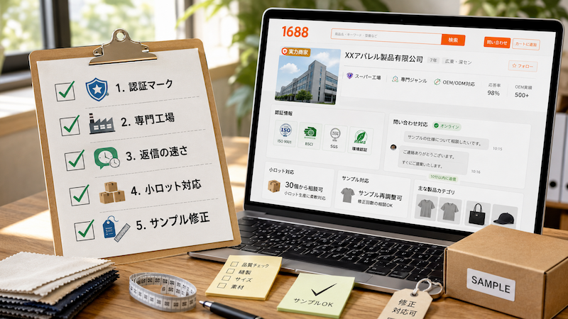 信頼できる中国OEM工場の見分け方7選