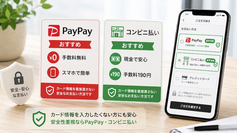 7sGoodで安全なPayPayとコンビニ払い