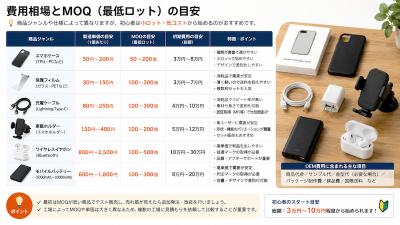 スマホ周辺機器OEMの法規制と検品