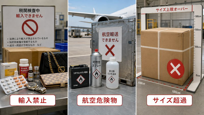中国から日本へ転送できない3つの原因