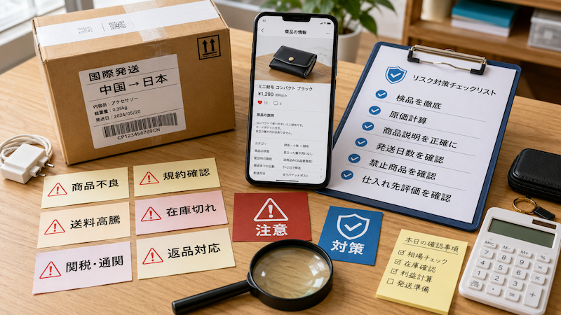 中国輸入×メルカリのリスク対策