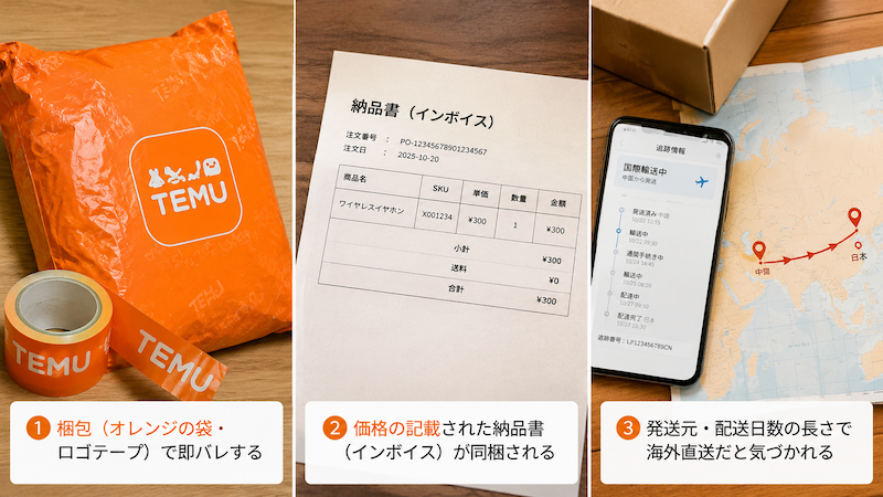 TEMU無在庫転売がバレる3つの理由