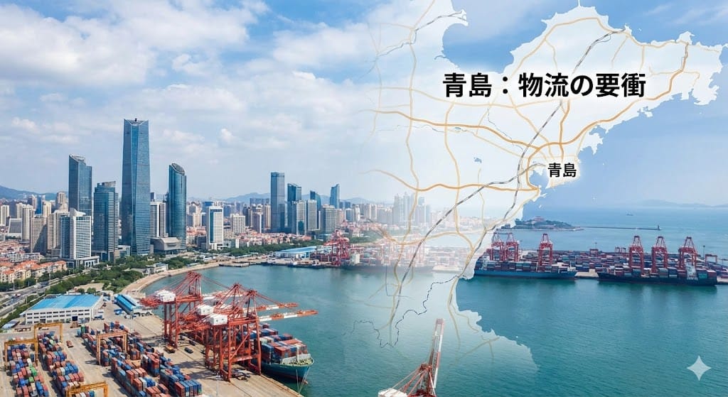 物流拠点である中国・青島の工場網