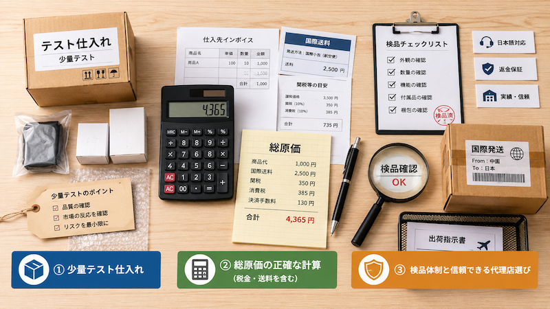 中国輸入トラブルを防ぐ3つの対策