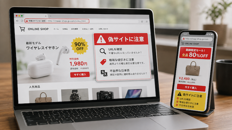 ジンドンモール偽サイトの注意点