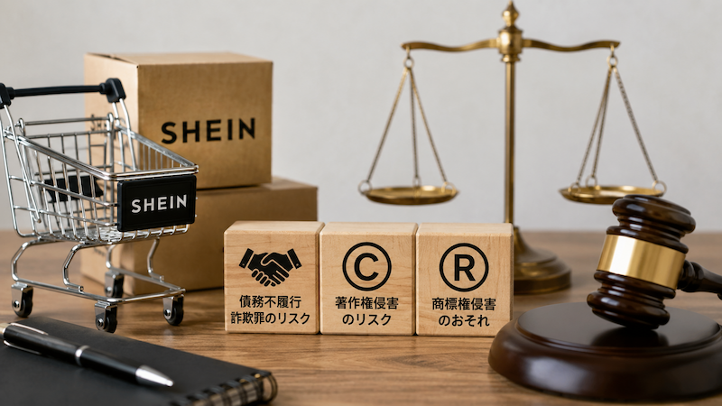 SHEIN無在庫転売の法的リスク