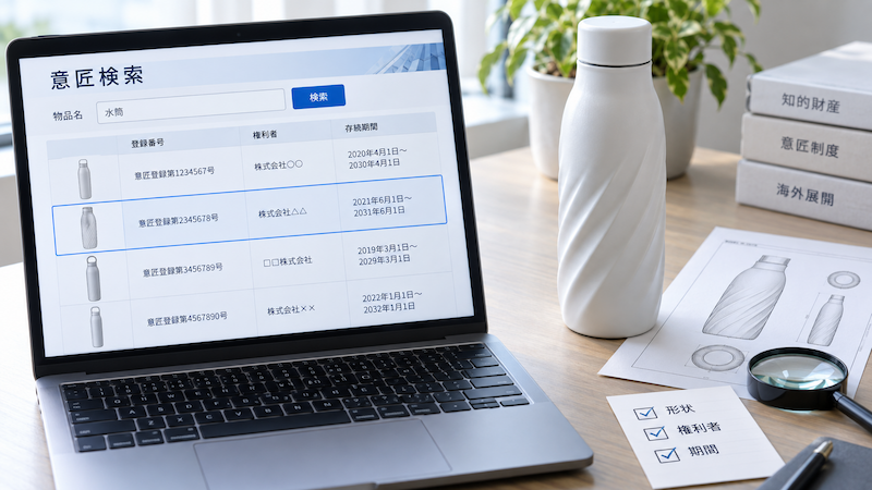J-PlatPatで意匠を検索する手順